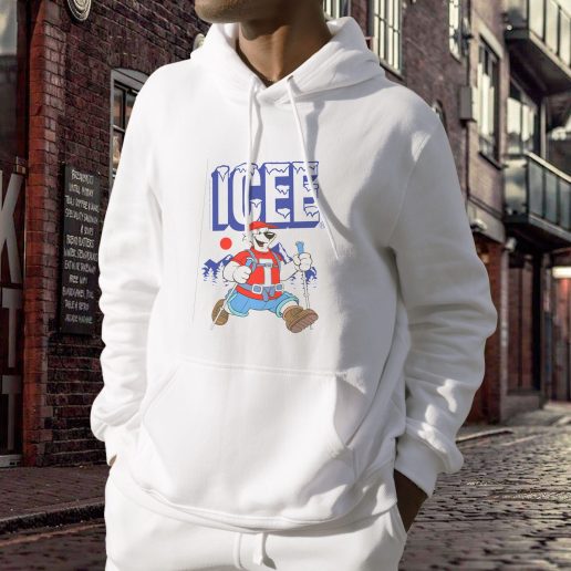 Aesthetic Hoodie ICEE Bear Happy Hiking