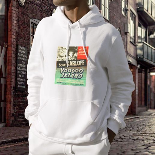 Aesthetic Hoodie Voodoo Island Retro Horror Movie