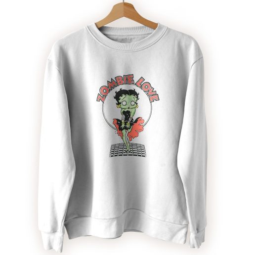 Breezy Zombie Love Betty Boop Cool Sweatshirt