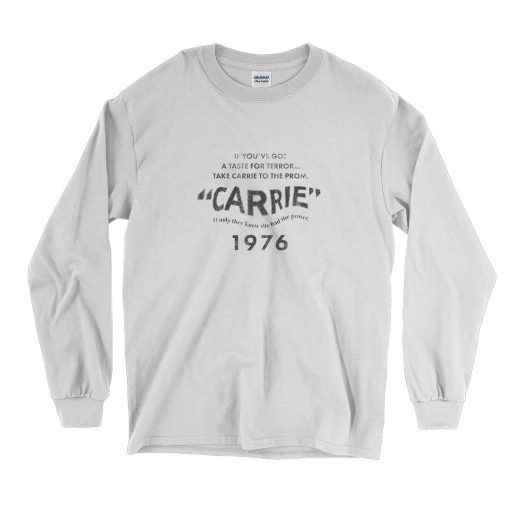 Carrie 1976 Stephen King Horror Long Sleeve T Shirt