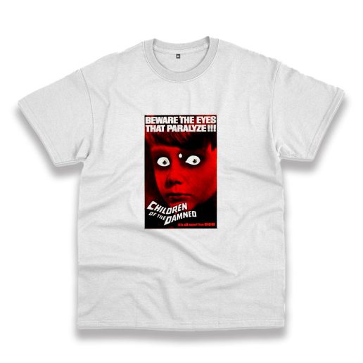 Children of The Damned Retro Horror Casual T Shirt