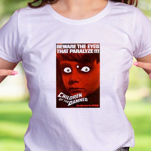 Cool T Shirt Children of The Damned Retro Horror