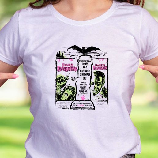 Cool T Shirt Curse of Frankenstein Hammer Horror