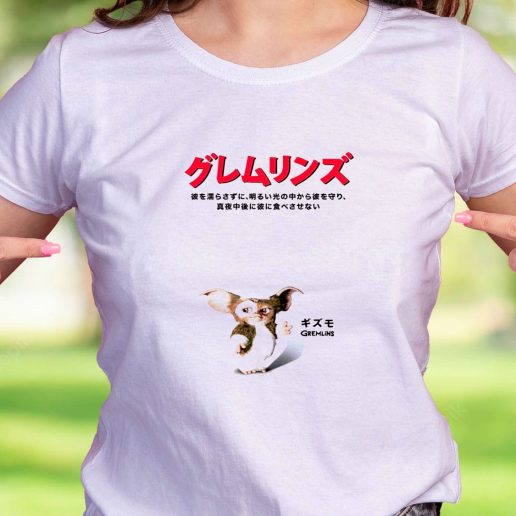 Cool T Shirt Gremlins Japan Poster Japanese 1984