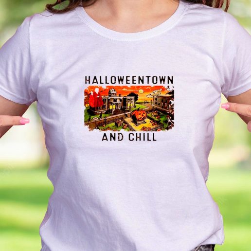 Cool T Shirt Halloweentown And Chill