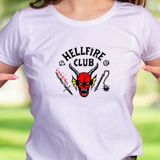 Cool T Shirt Hellfire Club Stranger Things