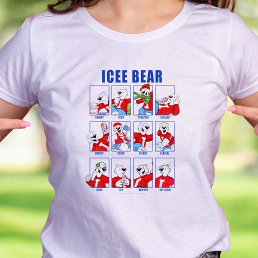 Cool T Shirt ICEE Bear Emotions Face