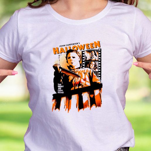 Cool T Shirt Michael Myers Halloween He Came Home Clip