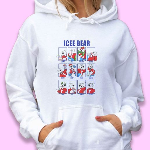 Cute Hoodie ICEE Bear Emotions Face