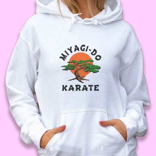 Cute Hoodie Miyagi Do Karate Japanese