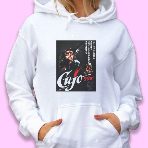 Cute Hoodie Retro Horror Classic Cujo 1983 Japanese