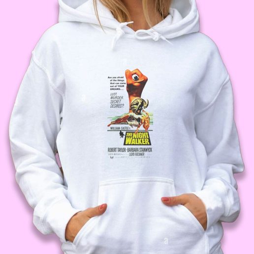 Cute Hoodie The Night Walker Horror Retro Movie