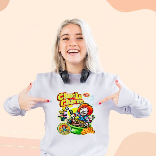 Cute Sweatshirt Chucky Charms Halloween Magically