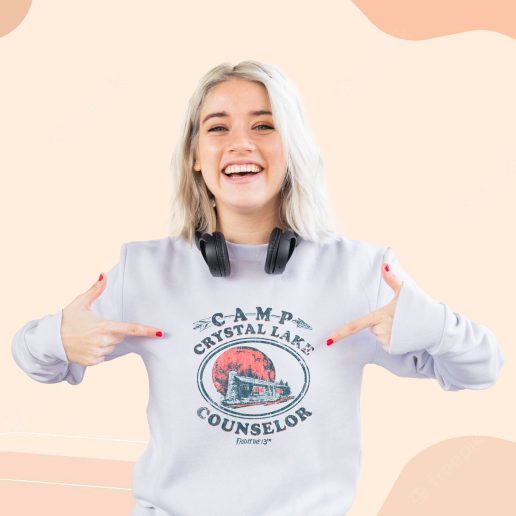 Cute Sweatshirt Friday the 13th Camp Counselor Crystal Lake