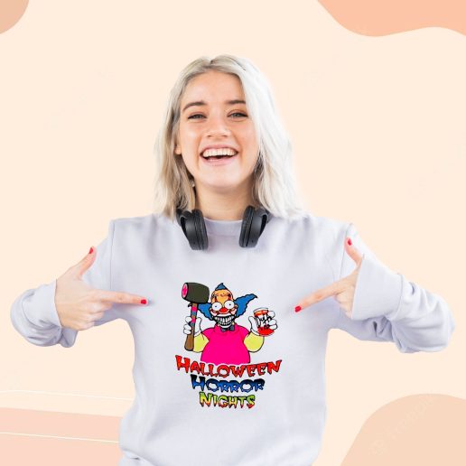 Cute Sweatshirt Horror Nights Krusty