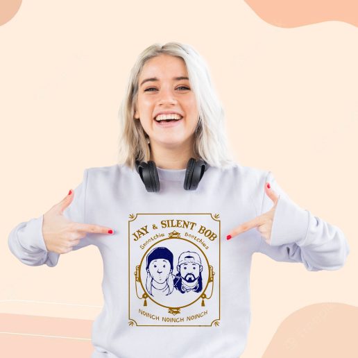 Cute Sweatshirt Jay and Silent Bob snootchie noinch