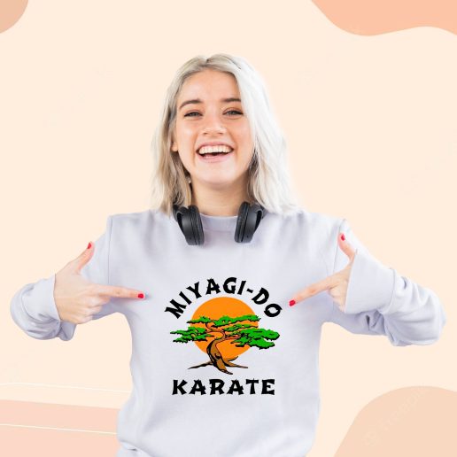 Cute Sweatshirt Miyagi Do Karate Japanese