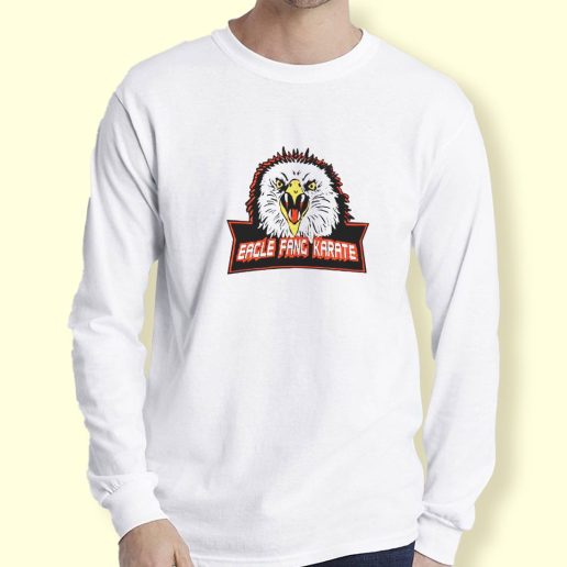 Graphic Long Sleeve T Shirt Cobra Kai Eagle Fang Karate Long Sleeve T Shirt