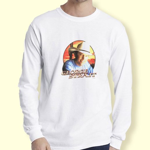 Graphic Long Sleeve T Shirt George Strait Country Long Sleeve T Shirt