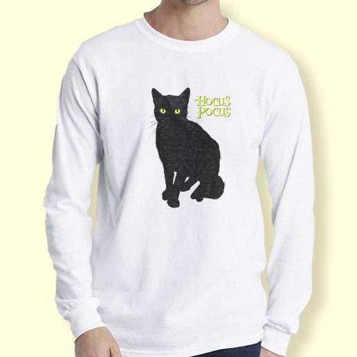 Graphic Long Sleeve T Shirt Hocus Pocus Thakery Binx Long Sleeve T Shirt