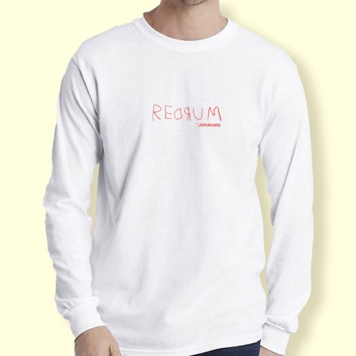 Graphic Long Sleeve T Shirt The Shining RedRum Horror Long Sleeve T Shirt