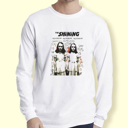 Graphic Long Sleeve T Shirt The Shining Redrum Come And Play With Us Long Sleeve T Shirt
