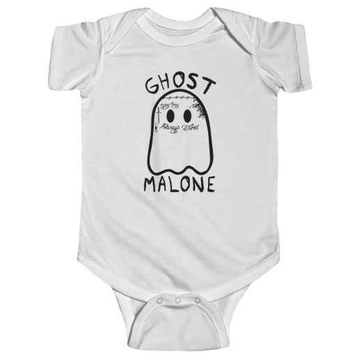 Halloween Ghost Malone Cool Baby Onesies