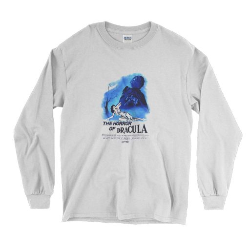 Horror of Dracula Ghostly Hammer Long Sleeve T Shirt