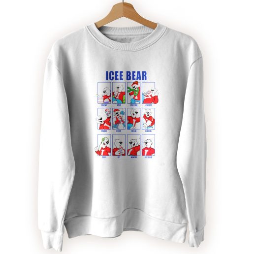 ICEE Bear Emotions Face Cool Sweatshirt