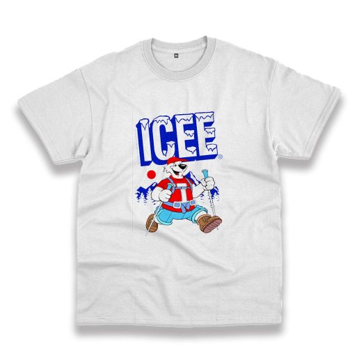 ICEE Bear Happy Hiking Casual T Shirt