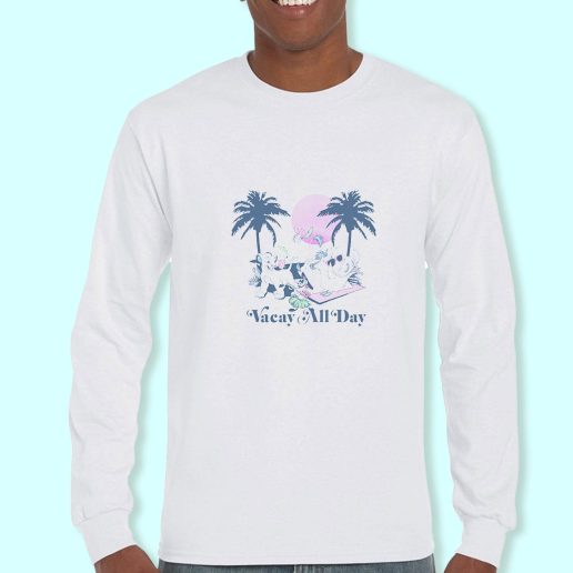 Long Sleeve T Shirt Design Lion King Vacay All Day