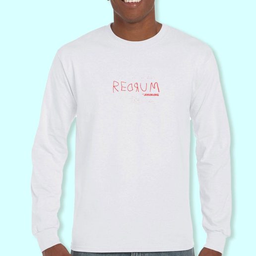 Long Sleeve T Shirt Design The Shining RedRum Horror