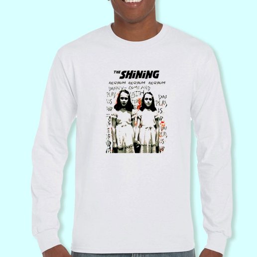 Long Sleeve T Shirt Design The Shining Redrum Come And Play With Us