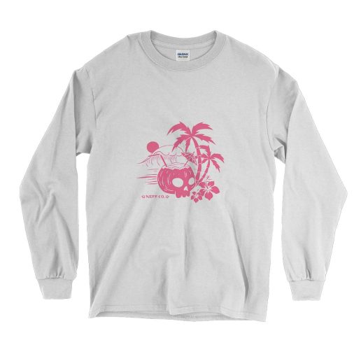 NEFF Coconut Skull Vacation Long Sleeve T Shirt