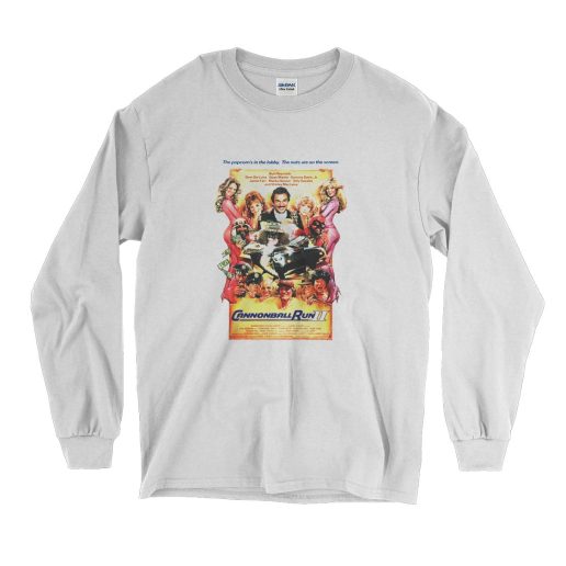 Retro Classic CANNONBALL RUN 2 1984 Long Sleeve T Shirt