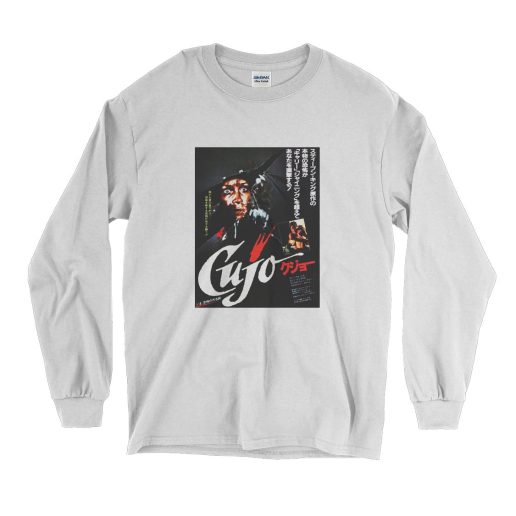 Retro Horror Classic Cujo 1983 Japanese Long Sleeve T Shirt