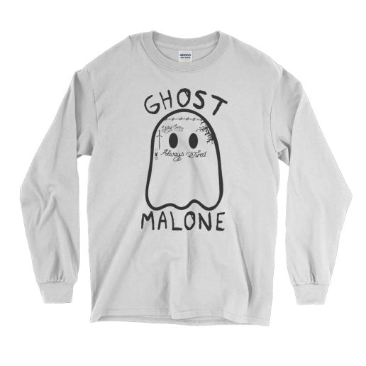 Trendy Ghost Malone Long Sleeve T Shirt
