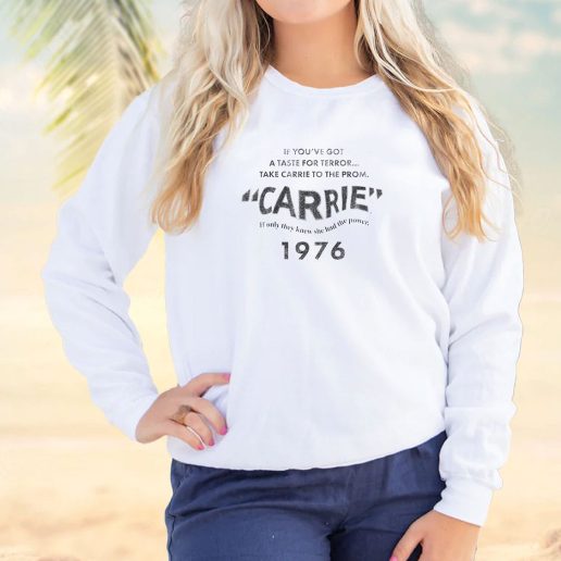 Vintage Sweatshirt Carrie 1976 Stephen King Horror