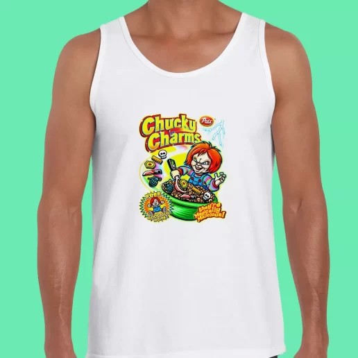 Beach Tank Top Chucky Charms Halloween Magically