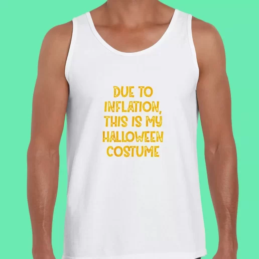 Beach Tank Top Due Inflation This My Halloween Costume