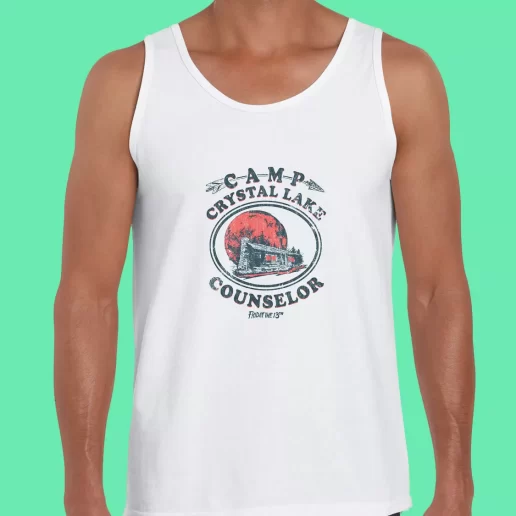 Beach Tank Top Friday the 13th Camp Counselor Crystal Lake
