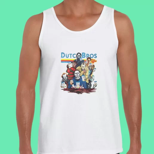 Beach Tank Top Horror Movies Characters at Dutch Bros Coffee