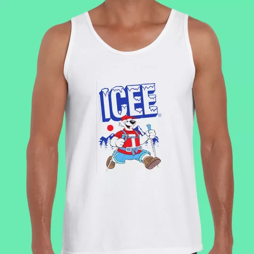 Beach Tank Top ICEE Bear Happy Hiking