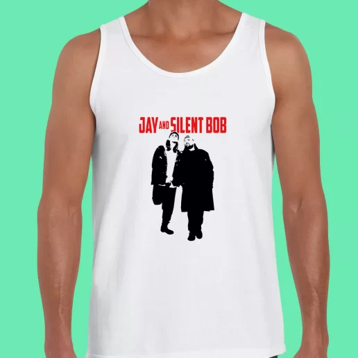 Beach Tank Top Jay And Silent Bob Graffiti