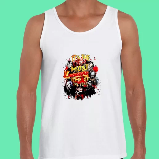 Beach Tank Top The Most Wonderful Time of The Year Halloween Horror