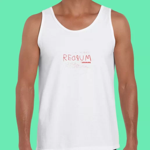 Beach Tank Top The Shining RedRum Horror