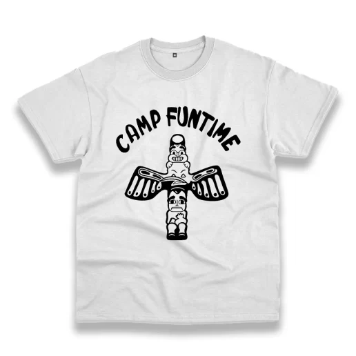 Camp Funtime Totem Pole Retro Thanksgiving Vintage T Shirt