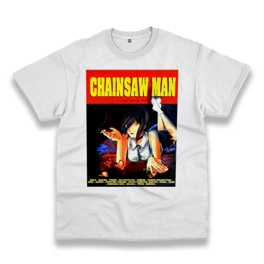 Chainsaw Man Pulp Fiction Thanksgiving Vintage T Shirt