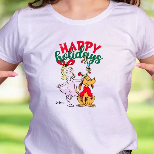 Cool T Shirt Cindy Lou Happy Holidays