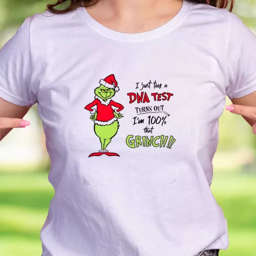 Cool T Shirt DNA Test Im 100 Percent Grinch